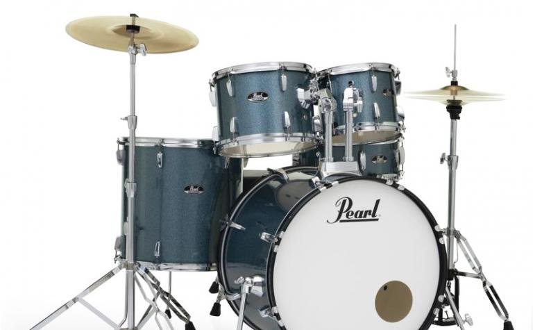 NEW Pearl Roadshow JR Drum Set 4-pc. with Hardware and Cymbals